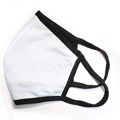 CMTK Unisex Anti Dust Face Mouth Mask Black Cloth Cotton Face Mask Washable Reusable - Protection from Dust Pollen Pet Dander