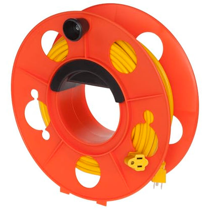 Bayco KW-130 Cord Storage Reel with Center Spin Handle, 150-Feet - size: (Pack of 1)