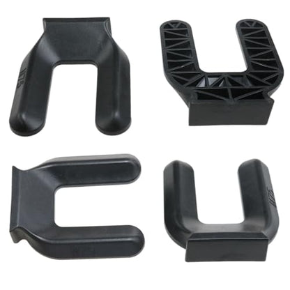 4PCS Black Wheel Stopper Furniture stoppers Bed Roller stoppers M75 for Bed with Wheels, Sofa, Chair, Desk