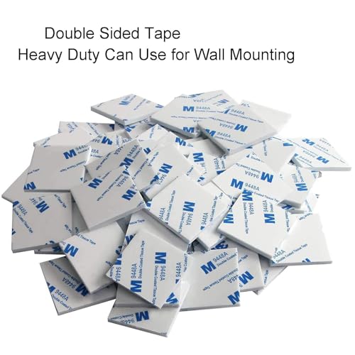 100Pieces Double Sided Foam Tape Square Strong Pad,27 × 27mm Heavy Duty Mounting Tape,Idea for Photo Album Walls, Hooks, Small Mirrors, Office Decor. - size: Square-100PCS