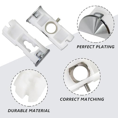 DA61-07540A Freezer Door Handle Support Kit Refrigerator Replacement Handles Compatible with Samsung AP5578979 PS4145181 DA67-02787A 3160453 6009-001526