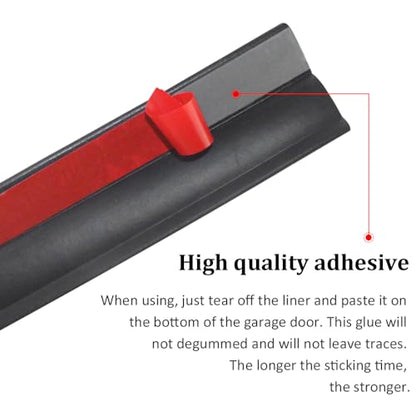 DGSL Universal Garage Door Seals Bottom Rubber, Garage Door Rubber Seal Strip Replacement, Weatherproofing Garage Door Weather Stripping with Nails (50 Feet) - size: 50 Feet