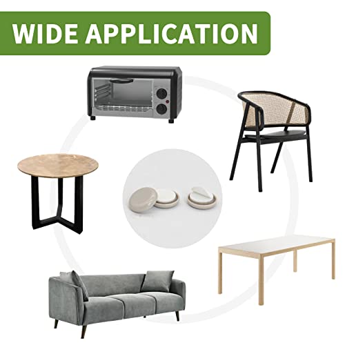 Furniture Sliders for Carpet 48 PCS - 1 inch Furniture Moving Slider Chair Legs Floors Protectors Appliance Slider for Kitchen Appliances - size: 48 Pcs 1 Inch Beige