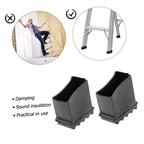 4pcs Non-Skid Ladder Mats Stair Edge Protector for Home Ladders Collapsible