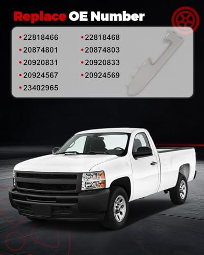22818466 Front Left Driver Side Armrest Repair Kit Compatible with 2010-2014 Silverado 1500 2500HD 3500HD Sierra 1500 2500 HD 3500 HD Door Panel with Release Handle Below Armrest -Gray - size: 22818466