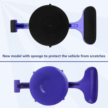 ZKTOOL 6PC Suction Cup Clamp Set, Class Clamps Kit for Car Convertible Glass Windshield Top Repair Gluing, Car Window Clamps, Suction Cups for Convertible Top, With Sponge Pad...