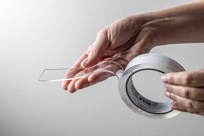 Duck Max Strength Double-Sided Gel Tape with Nano-Grab Technology, Heavy Duty, Multi-Purpose & Removable Adhesive, 0.94 in. x 10 ft, Clear, 2 Rolls - size: 0.95 in x 10 ft, style: 2 Pack