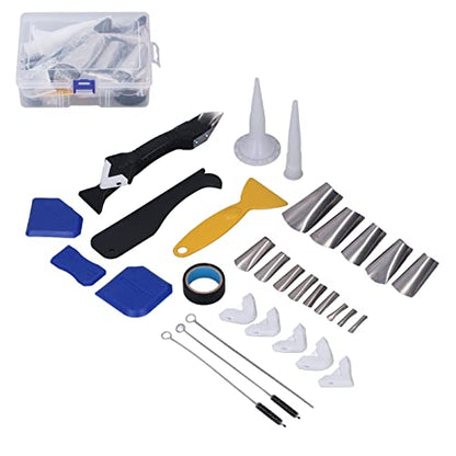 5 in 1 Silicone Caulking Tools Multifunctional Shovel Angle Scraper Silicone Sealant Finishing Tool Caulk Remover and Sealant Scraper Set