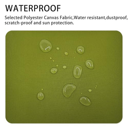 Gheeidau Canvas Repair Patch 9×11 Inch 3Pcs Waterproof Self-Adhesive Fabric Repair Patch for Tents,Boat Cover,Pop Up Canopy,Patio,Bags,Car Seats,Sofas,Furniture Cover(Green) - color: Green, size: 9"×11"×3PCS