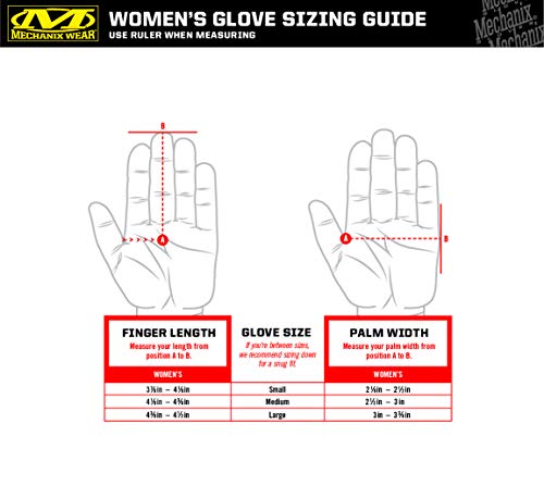 Mechanix Wear Women's Pursuit D5 Gloves - Tactical Cut Resistant Gloves for Police, Military & Shooting Sports - Machine Washable & Touchscreen Compatible - Large, All Black - size: Women's Large