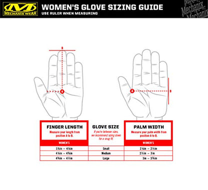 Mechanix Wear Women's Pursuit D5 Gloves - Tactical Cut Resistant Gloves for Police, Military & Shooting Sports - Machine Washable & Touchscreen Compatible - Large, All Black - size: Women's Large