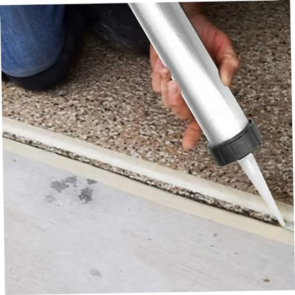 Caulking Tool Gun 20 Oz Sausage Caulking Guns Soft and Hard Glue Gun with 10 Nozzles Adhesive Sealant Caulking Tool Kit Guns Household Caulking Tools Caulk Tool Sausage Caulking Gun Cordless Caulkin