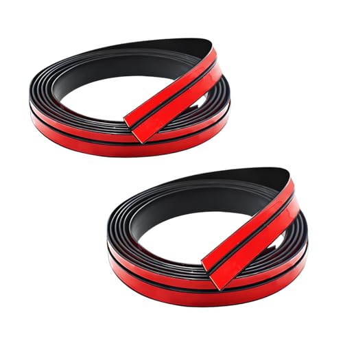 13.12FT Car Weather Stripping, 14mm 19mm Rubber T Shape Soundproof Adhesive Vehicle Front & Rear Windshield Seal Strip, Auto Sealing Weatherstrip Trim, Universal for SUV Sedan Truck - size: 4M/19MM+14MM
