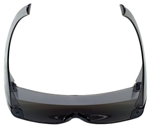 Calabria 3000 Fitover Safety Glasses with Uni-Lens – [Blue] Wrap Around Eye Protection | Anti-Fog Scratch Resistant | Protective Eyewear - color: Blue