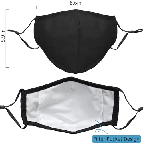 18 Pack Reusable Cloth Face Masks Washable Cotton Face Mask Adjustable Breathable Fabric Mask - color: Multicolor