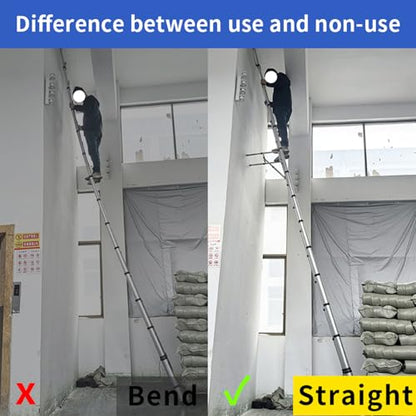 JADDUO Telescoping Ladder Stabilizers A-015, 17.72 x 13 Inch - size: Ladder Stabilizers