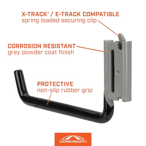 Large Flat Hook - Grey Powder Coat 1 Pk - style: Large Flat Hook