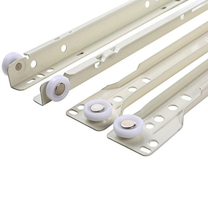 Cold Rolled Plate Bottom Mount Drawer Slides Track (20in/50cm) - size: 20in/50cm