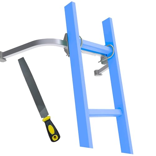 Ladders Stabilizer,Accessory for Roof Gutter Wing Span/Wall Extension Ladder Standoff Arms,Extension Ladder Accessory for Roof Gutter and 8” File
