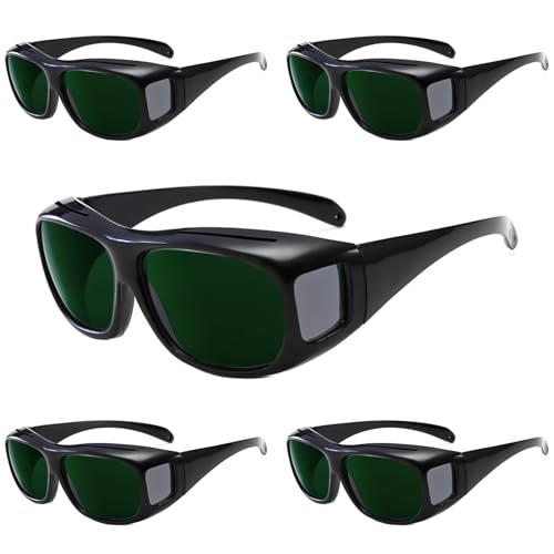 Wrap-Around Laser Safety Glasses 200nm-2000nm Protective Goggles For Tattooing And Laser - color: Green-5