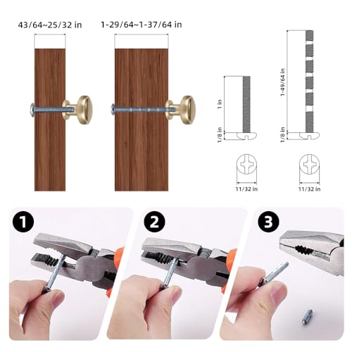 Brushed Bronze Solid Alloy Cabinet Knob Soft-Touch Color 30 Pack Round Knurled Cabinet Handle Hardware Drawer Pulls (20, Brushed Gold) - color: Brushed Gold