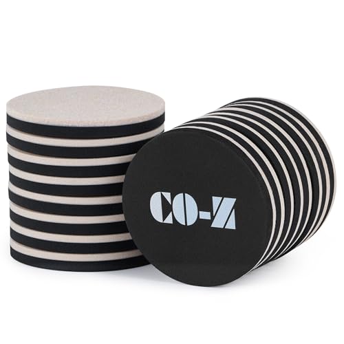 CO-Z 16pcs Felt Furniture Sliders for Hardwood Floors, 3 1/2 in Reusable Furniture Pads, Heavy Furniture Movers Sliders for Hard Surfaces, Thick Moving Pads Floor Protectors for Vinyl Tile Floors - size: 3 1/2" Round-16 Pack, Felt