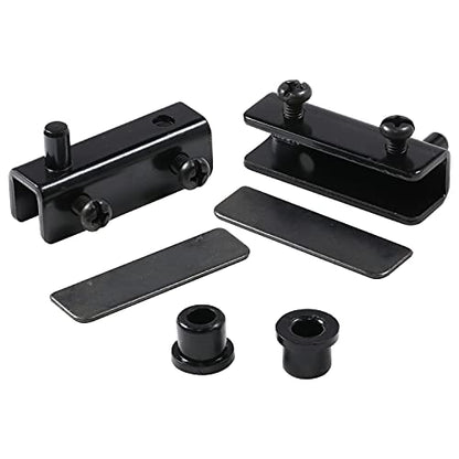 Rok Hardware Glass Door Pivot Hinge for Free Swinging Glass, Black Zinc-Plated - color: Black Zinc-Plated