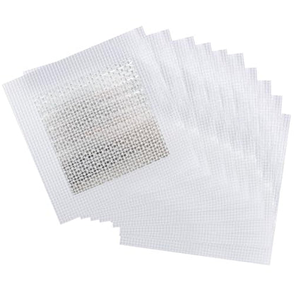 6PCS 8Inch Aluminum Wall Repair Patch, Self Adhesive Fiberglass Wall Hole Patch, Large Hole Patch Repair for Drywall, Sheet Rock - size: 8Inch