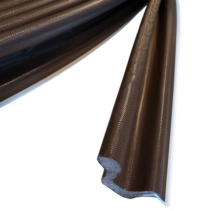 MEGA Reach Foam Weatherstrip (3 Pieces), Foam Weatherstrip for Door, 97 Inches (Bronze) - color: Bronze