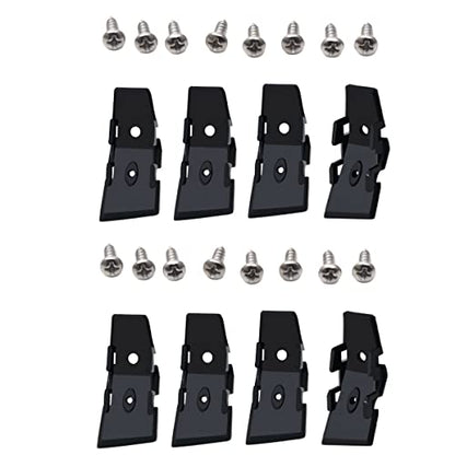 XTPTFABS Car Pull Strap 2 Door Repair Kit/Car Door Pull Strap End Caps Repair Kit Compatible with 2003-2011 Lincoln Town(4PCS total) (4) BLACK