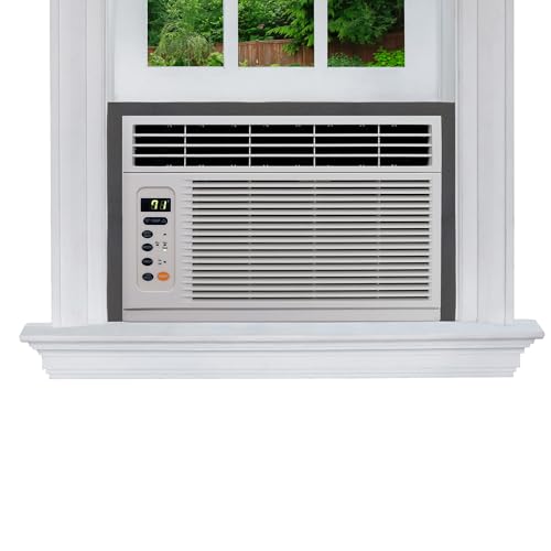 M-D Building Products 02535 2-1/4 in x 42 in Gray Foam Window Seal Strip – Air Conditioner Window Seal, Weather Stripping Foam Insulation for Window AC Units, Adhesive Foam Strip - size: 2-1/4"