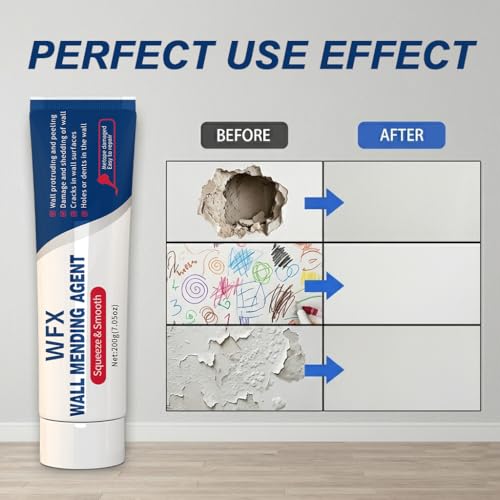 Drywall Repair Kit,Wall Surface Repair Spackle with Scraper, Fast Dry Wall Hole Filler for Cracks & Small Holes, Easy Home Wall Patch Kit