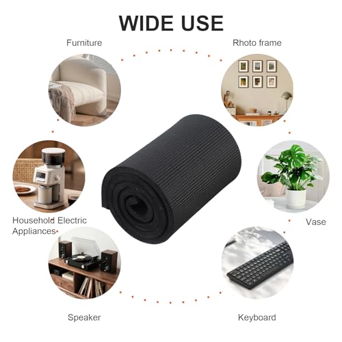 6-Pack Non-Slip Furniture Rail Pads, 31" x 4.7" x 0.28" Thick EVA Non-Skid Pads for Recliner, Sofa, Couch, Chair on Hardwood, Carpet, Marble Floor Protection