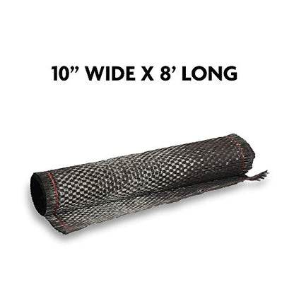 DRICORE PRO Concrete Repair Carbon Fiber Reinforcement Kit (Step Three) | Use Reinforcing Strip With Adhesive To Seal Vertical Indoor and Outdoor Cracks in Home Wall Basement Building Office Workplace