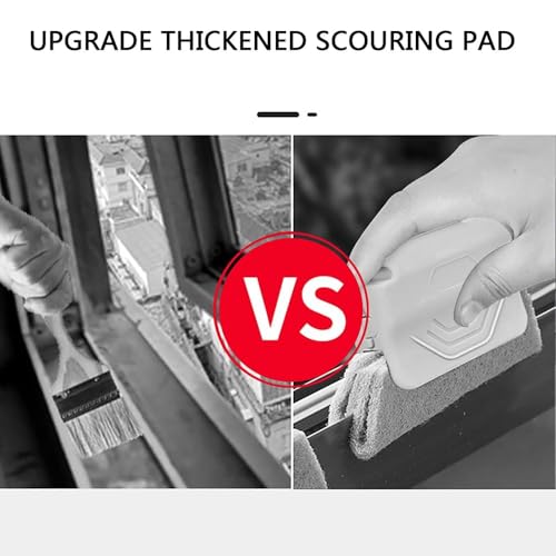 Magic Window Track Cleaner, 2024 New Window Groove Cleaning Brush Tools Set, Creative Cleaner Brushes Tools for Window lides Gaps, Sliding Door Track, Tile Lines Shutter Car Vents (Mixed, 3PCS) - color: Mixed, 3pcs