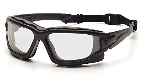 PYRAMEX I-Force Sporty Dual Pane Anti-Fog Goggle, Black Frame/Clear Anti-Fog Lens - color: Black Frame/Clear Anti-fog Lens