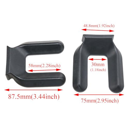 4PCS Black Wheel Stopper Furniture stoppers Bed Roller stoppers M75 for Bed with Wheels, Sofa, Chair, Desk