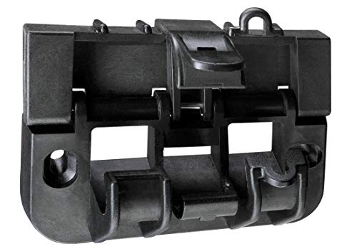 Masterplug Cord Reel Wall Hanging Bracket, Secure Lockable Storage Mount - Black