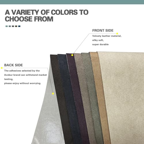 Azobur Velvet Repair Patch, Self-Adhesive Flannel Fabric Patch, Multi Colors, Microfiber Patch，Can be Used to Patch Sofas, Car Seats, Handbags, Jacket Holes and Tears (Blue) - color: Blue, size: 4" x 30"-2 ROLLS