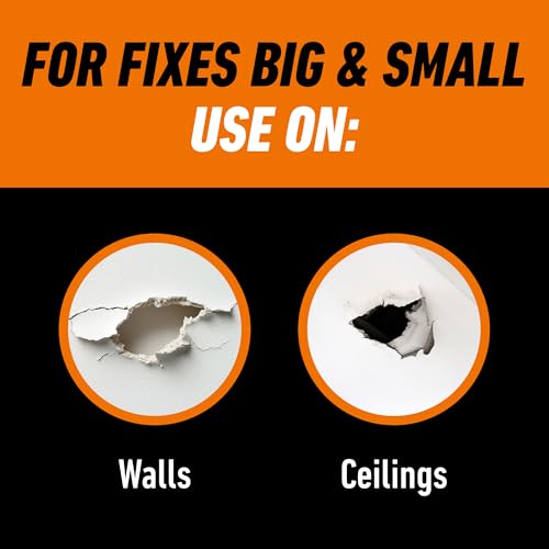 Gorilla Heavy Duty Wall Repair Spackling + Primer, 16 Ounce Tub,White