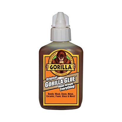 Gorilla Original Gorilla Glue, Brown, Waterproof Polyurethane Glue, 2 Ounce (Pack of 10) - Expands Into Materials, All Purpose - size: 2 Ounce (Pack of 10)