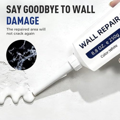 Drywall Repair Kit, 2026 Upgrade Wall Mending Agent, Quick Easy Wall Repair Paste Wall Spackle with Scraper for Effortless Hole Filling and Surface Mending (1 PCS) - color: 1 PCS