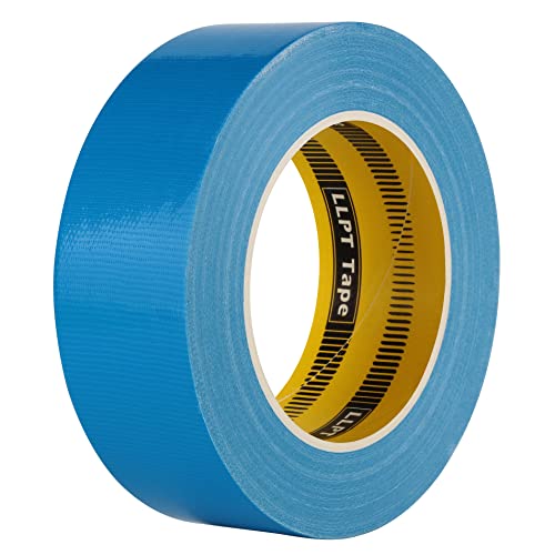LLPT Duct Tape Premium Grade 1.6 Inches x 108 Feet x 11 Mil Easy Tear Residue Free Strong Adhesive Color Sky Blue (DT408) - color: Sky Blue