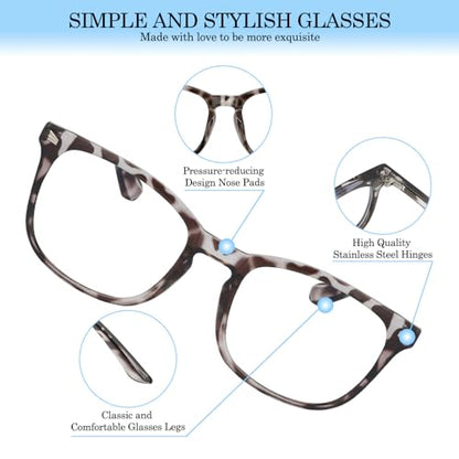 Blue Light Glasses Woman Blue Light Blocking Glasses Mens Blue Light Glasses for Girls Computer Gaming - color: Leopard, size: 1pc