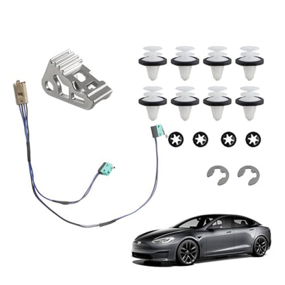 1042845-00-A Door Handle Repair Kit Upgraded Fit for Tesla Model S 2012-2017 with Micro Switch Harness Handle Paddle Door Panel Clips Replaces OEM 1042845-00-B 1016009-00-C