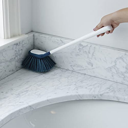 Unger EZ Reach Shower Tub and Tile Scrub Brush, Crevice Bathroom Cleaning Supplies, Non-Scratch Scrubber Tool for Showers, Fixtures, Bathtubs, Drains, Grout, and Marble - style: EZ Reach Shower Brush