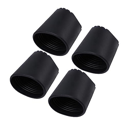 Set of 4 Ladder Foot Pads Non-Slip Mats for Ladder Legs Rubber Feet Mat for Step Ladders Easy Install Ladder Leg Covers
