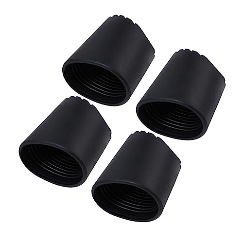 Set of 4 Ladder Foot Pads Non-Slip Mats for Ladder Legs Rubber Feet Mat for Step Ladders Easy Install Ladder Leg Covers
