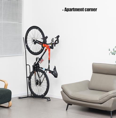 PHUNAYA Bike Stand,Vertical Bike Rack For Indoor Bike Storage,Upright Bicycle Stand Floor. (StyleA-1pack) - style: StyleA-1pack