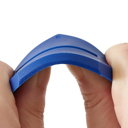 ZZRANYE Blue Caulking Tool Kit 3PCS, Silicone Finishing Tool Set with Multi-Edges for Sealing Grout, Caulk Smoothing & DIY Crafts, Reusable Caulk Remover Tools Sealant Finishing Grout Scraper - color: Blue